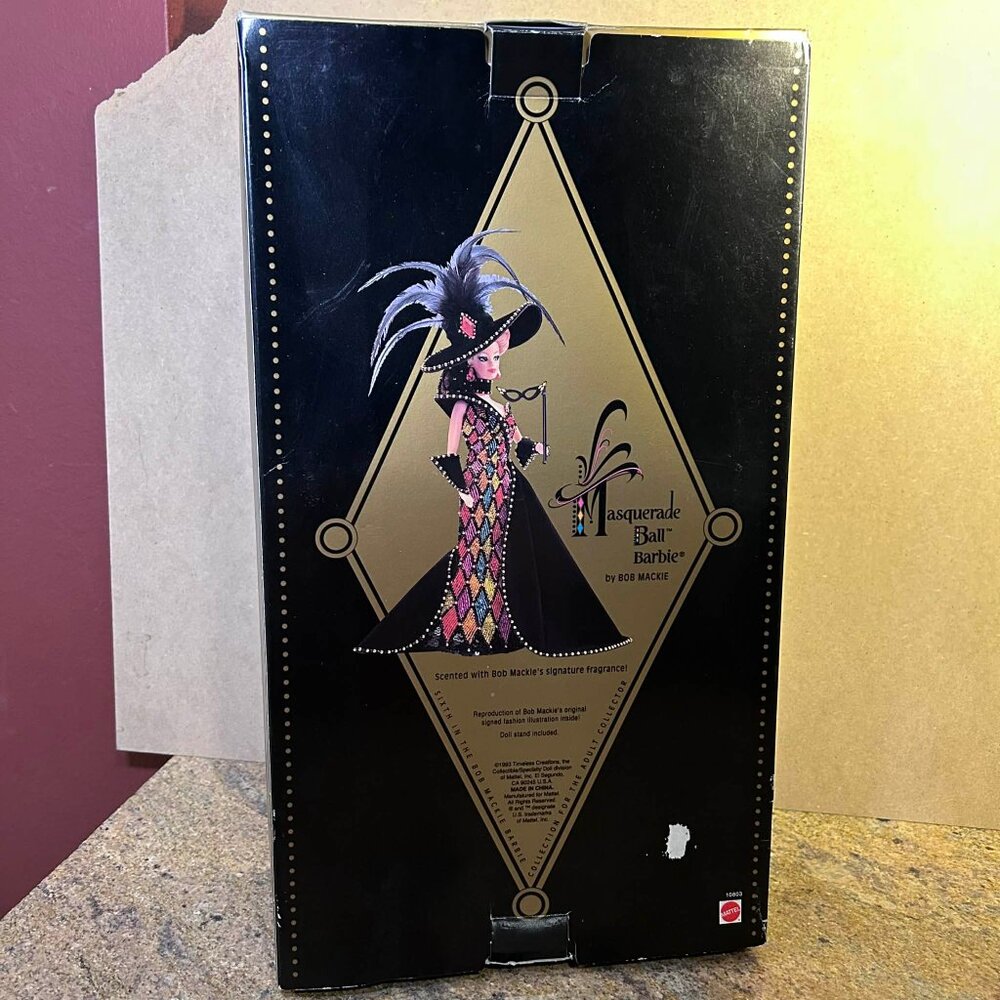 Mattel 1993 Bob Mackie “Masquerade Ball” Barbie Doll *NEW*